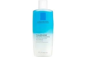 La Roche Posay Waterproof Eye Makeup Remover, Toleriane Respectissime Gentle Makeup Removing Cleanser, Bi-Phase Formula for S