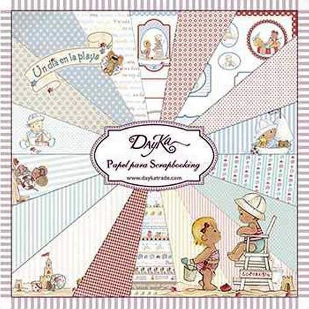 Dayka Trade Scrapbooking Pad Dayka One Day at the Beach 20x20