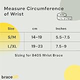 BraceUP Wrist Support Brace with Metal Hand Splint Left Right L/XL view 6