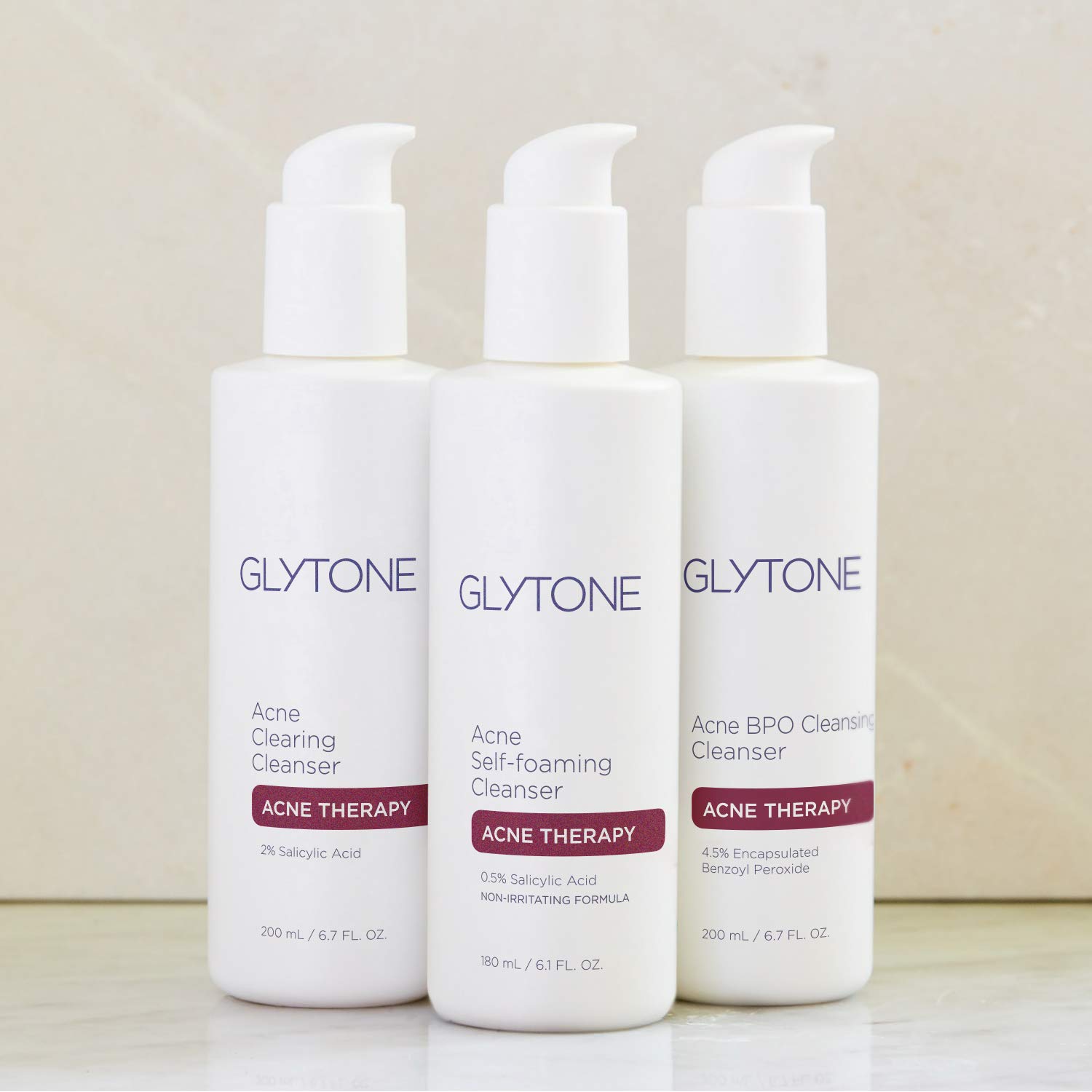 glytone acne bpo clearing cleanser