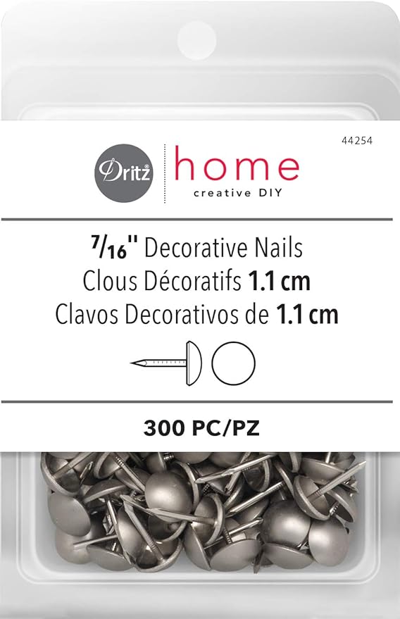 Amazon Com Dritz Home 44254 Smooth Decorative Nails 7 16 Inch