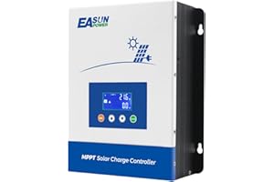 POWLAND 80A MPPT Solar Charge Controller,12V/24V/36V/48V Auto,Max Input 150V LCD Display Regulator Intelligent Charge Controller for Sealed Gel AGM Flooded Lithium Battery