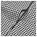 MIUSOL Women's Retro Neck Houndstooth-Print Peplum 1/2 Sleeve Formal Pencil Dress, Gray, Medium