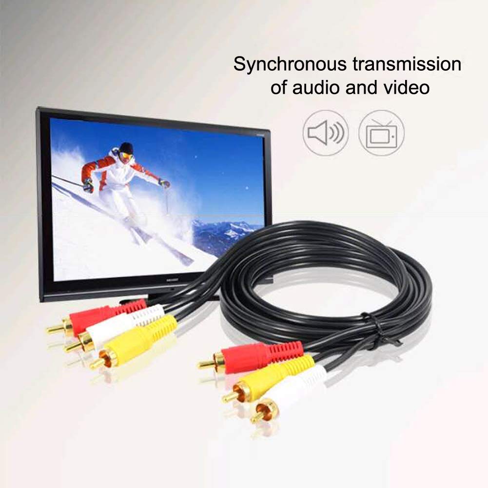 3RCA video cable (malemale) RCA terminal (red, white, yellow) AV video