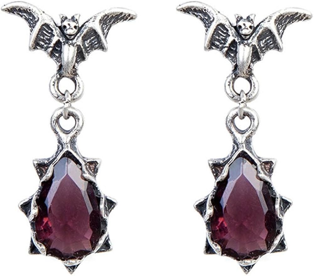A Lot Of Concessions Paialco Bat And Teardrop Drop Dangle Earrings 925 Sterling Siver Vintage Gothic And Punk Earbob Clothing Free Shipping Rezalabs Com Mx