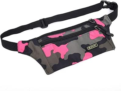 pink camo bum bag