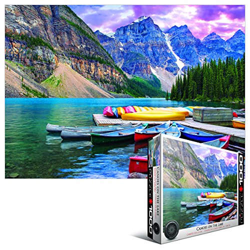 EuroGraphics Canoes on The Lake Jigsaw Puzzle (1000-Piece)