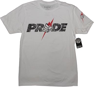 Amazon Com Ufc Pride Fighting Championship Logo T Shirt White Xxx Large Clothing