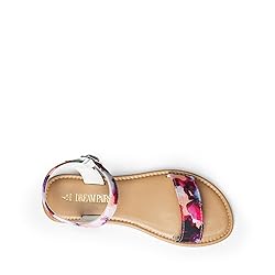 DREAM PAIRS Women's Ankle Strap Flat Sandals Open