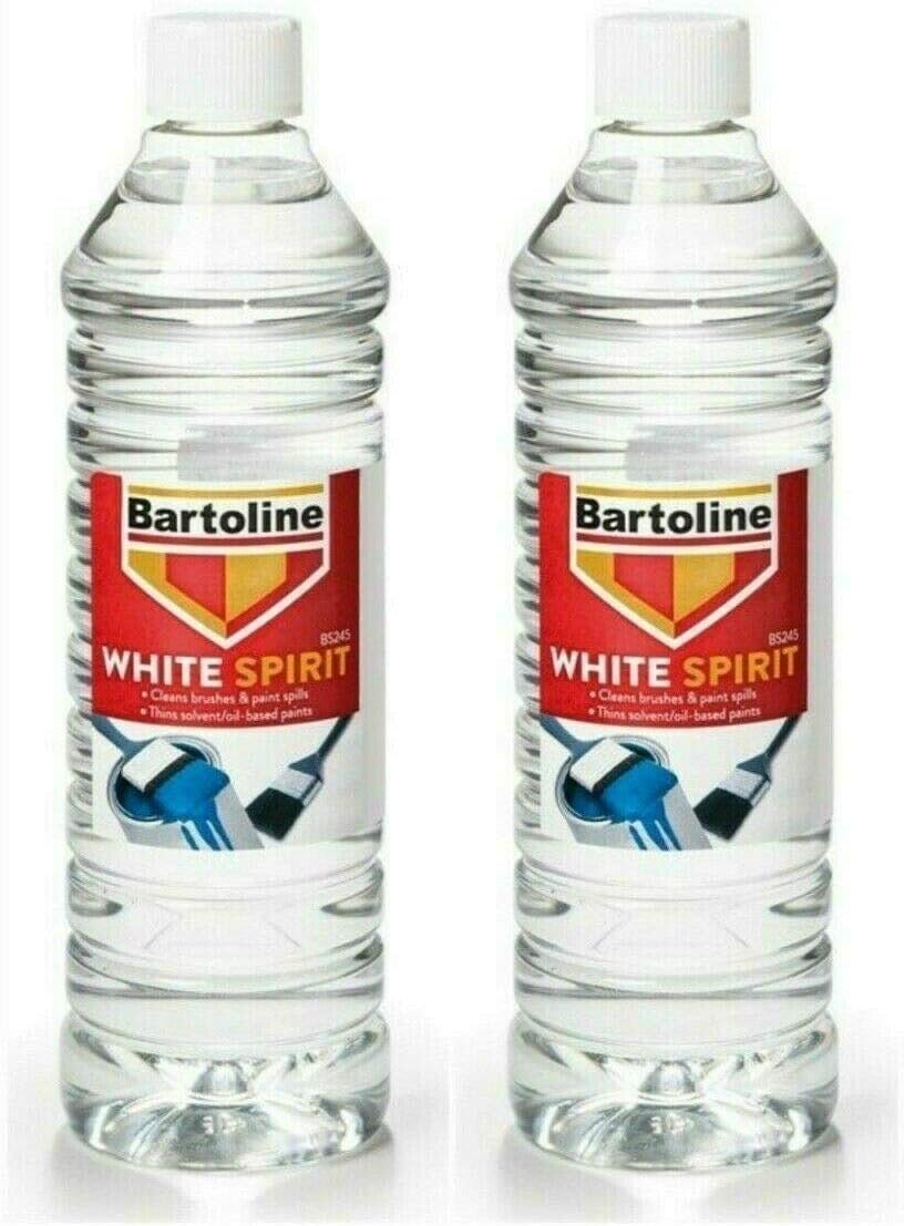 Bartoline White Spirit 500ml Twin Pack – Solvent for Paints and Brushes