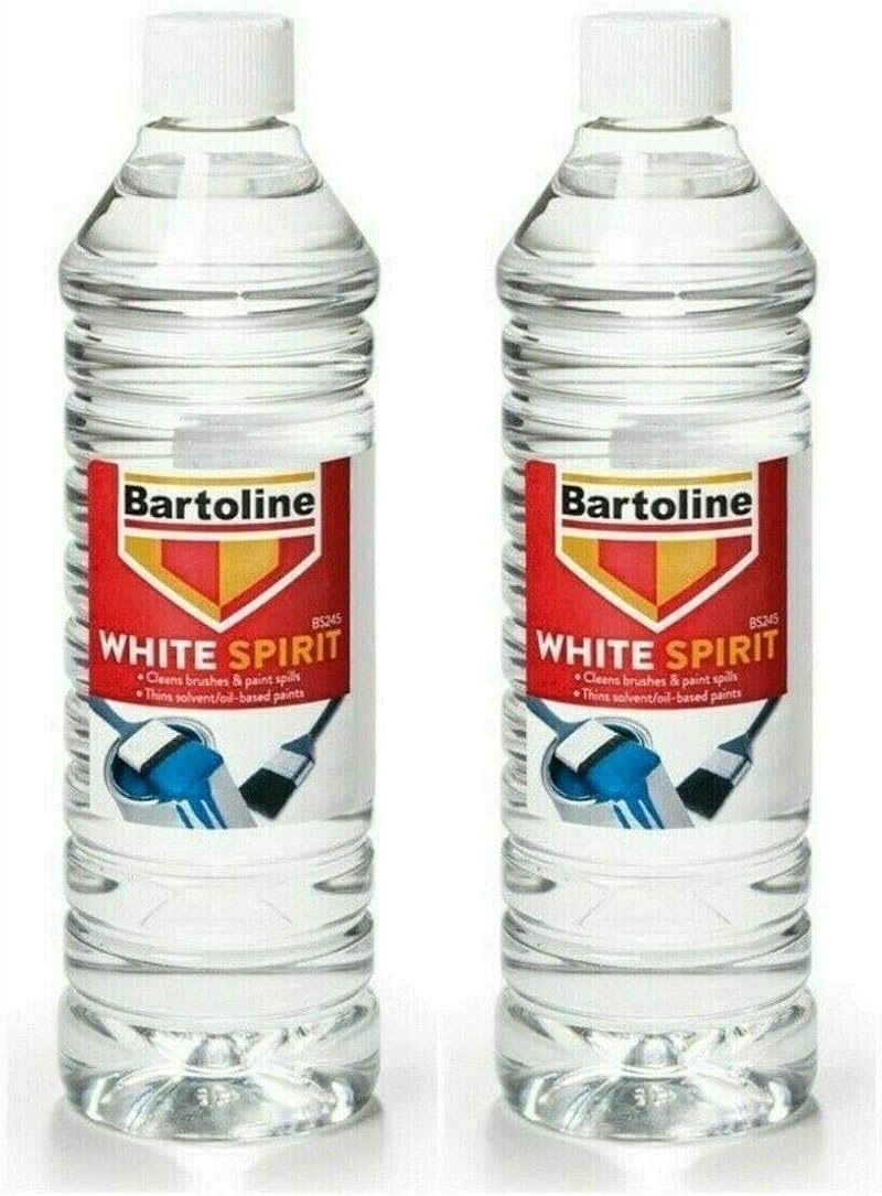 Bartoline White Spirit 500ml Twin Pack – Solvent for Paints and Brushes