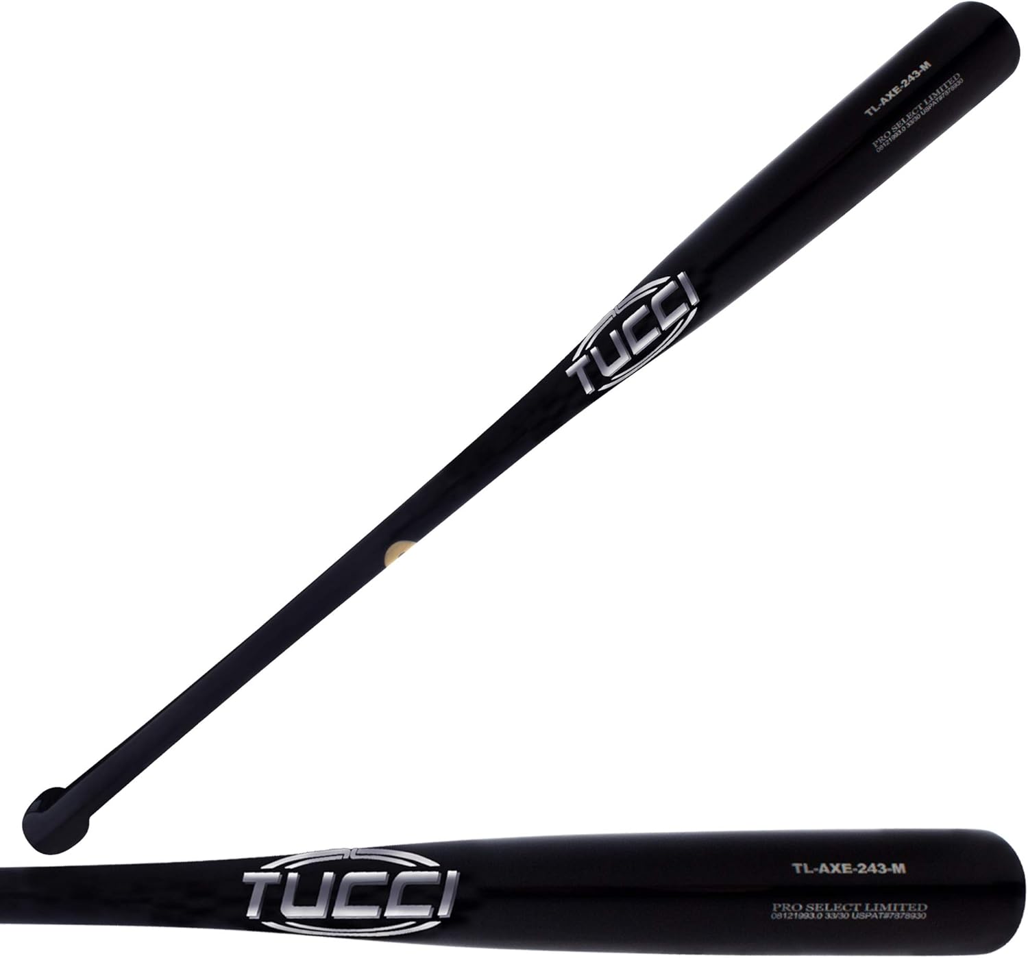 Tucci 243 Series Axe Handle Maple Wood Baseball Bat, Pro