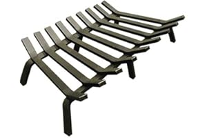 CUSTOM FIRESCREEN Woodeze 28" Deep Wood Burning Safety Furnace Forest Lifetime Fireplace Grate Hearth Accessories Extra Heavy-Duty