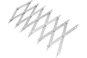 7 Point Center Finder, Equidistant Measuring Tool with Expandable Scissor Design for Welding, Woodworking, Pipe Layout Projec