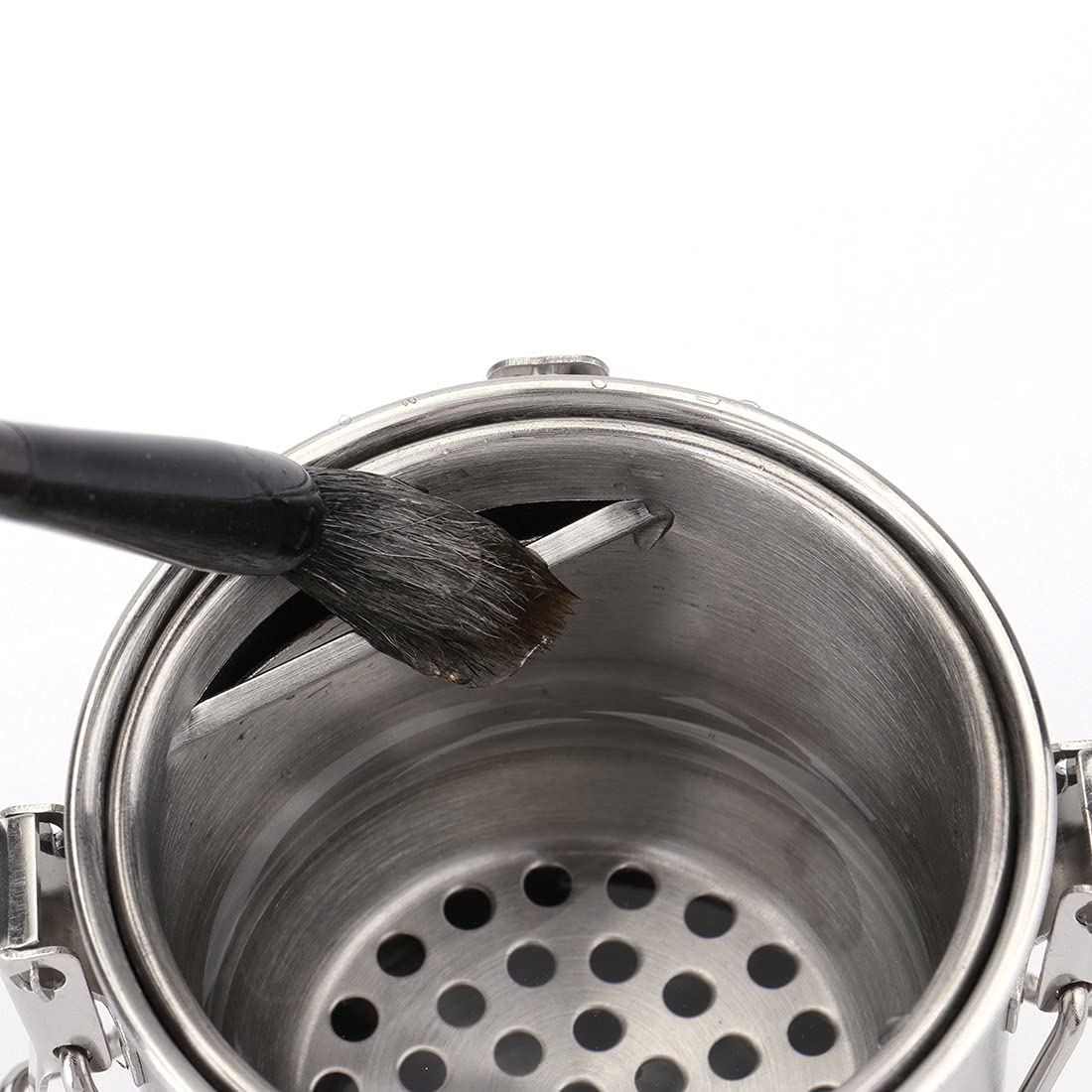 Tosnail Stainless Steel Leak-Proof Paint Brush Washer with Removable Filter Screen - Small