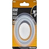 Hillman Hobby Wire, 19 Gauge x 50ft, 1 Pack, Silver | Galvanized steel, dispenser spool helps reduce tangles for hanging, tying, bundling, and general hobby projects