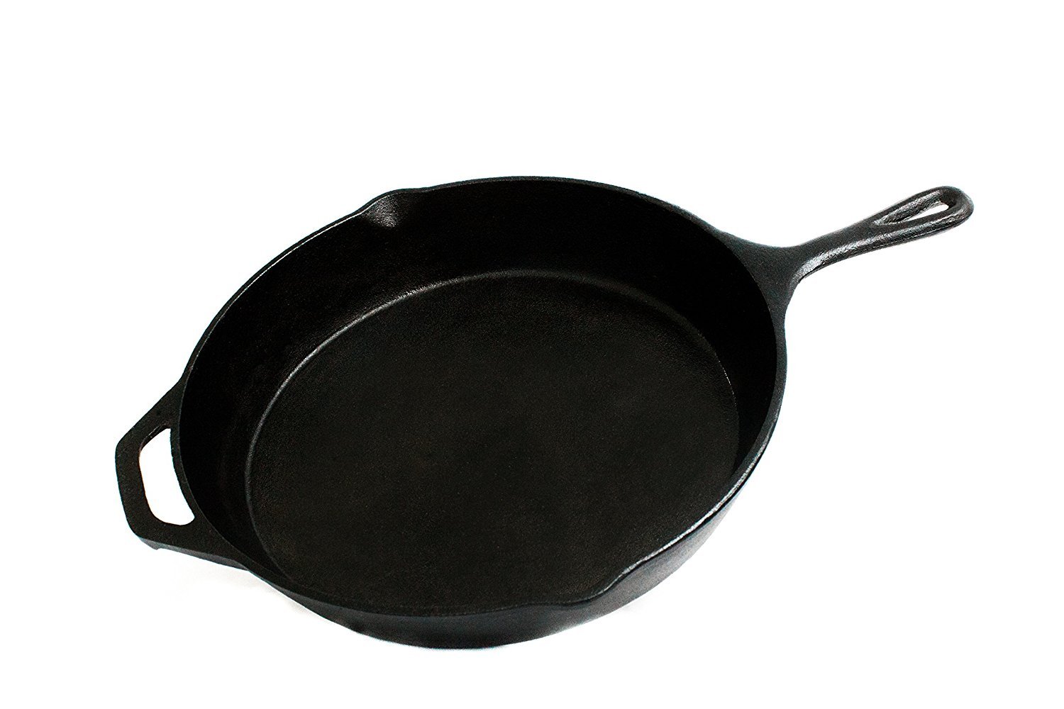 FS Kitchen Pre-Seasoned Cast Iron Cookware Pan, 12.5-Inch