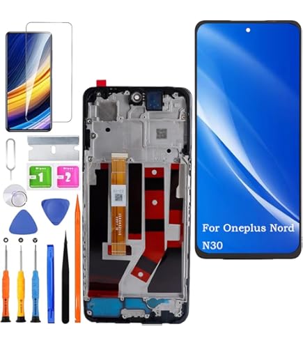For OnePlus Nord / 8 Nord 5G / Z AC2001 AC2003 LCD Screen With Digitizer Full Assembly(Black