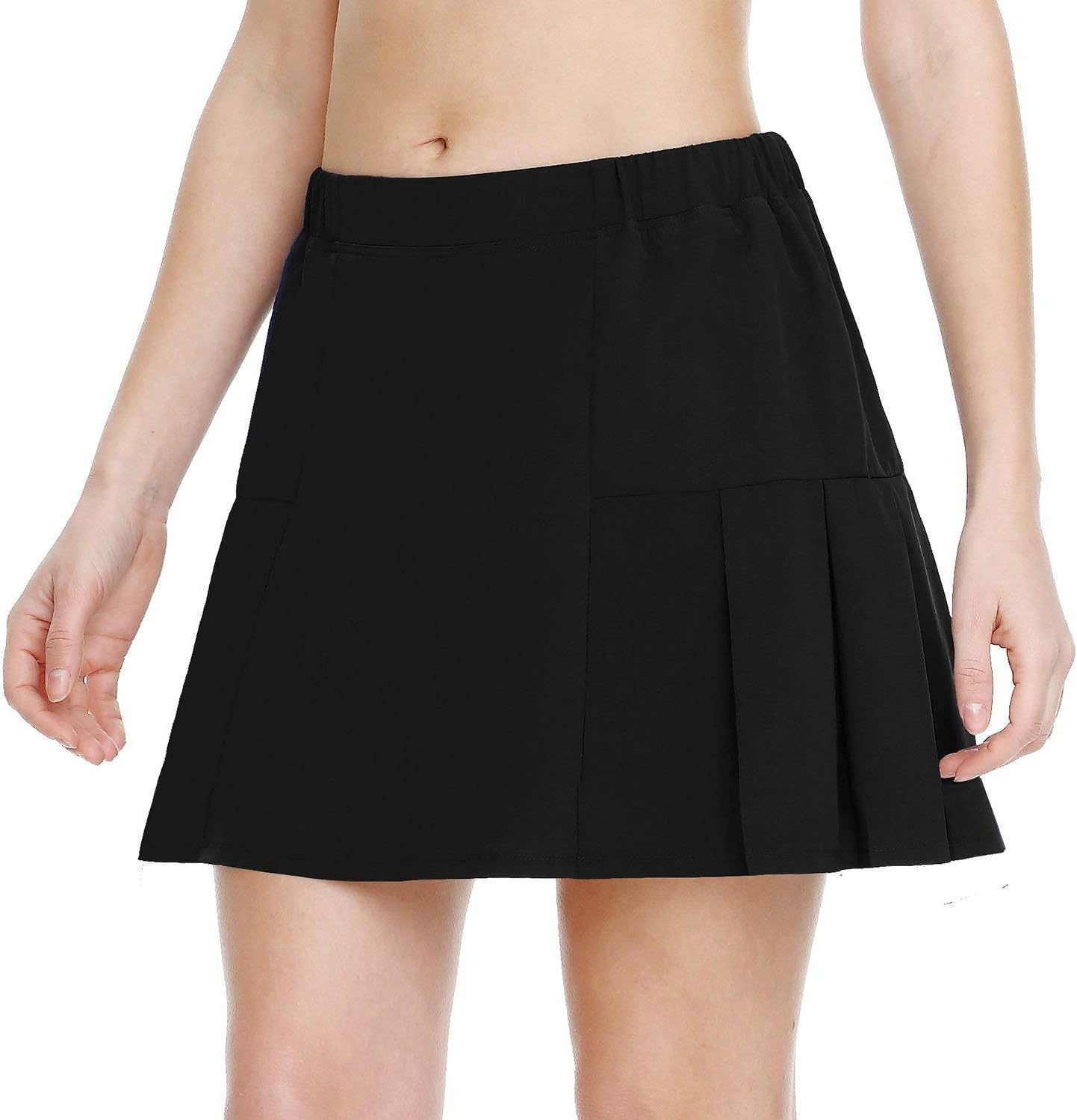 BALEAF Women's Athletic Tennis Skirt Pleated Golf Skort with Pockets for Running Lightweight : Clothing