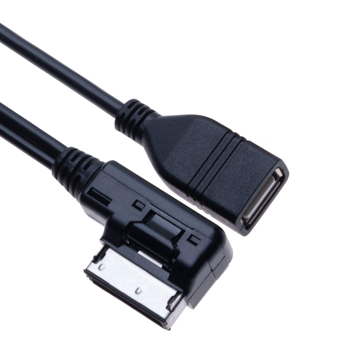 Keple AMI MDI to USB Female Music Media Interface Cable Adapter | Compatible with Audi A6L Q5 Q7 A8 S5 A5 A4L A3 VW Volkswagen Tiguan GTI CC Magotan Skoda Fabia Octavia vehicle radio | 1m