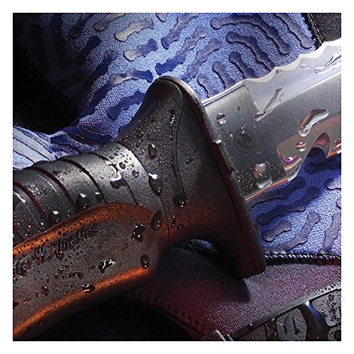 Underwater Kinetics Blue Tang Titanium Dive Knife, Blunt Tip, Black - Thumbnail 4