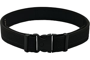 Uncle Mike's Law Enforcement Kodra Nylon Web Ultra Duty Belt with Hook and Loop Lining