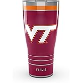 Tervis Traveler Virginia Tech Hokies - MVP Triple Walled Insulated Tumbler Travel Cup Keeps Drinks Cold & Hot, 30oz, Stainless Steel