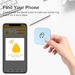 KZO Bluetooth Tracker Smart Tag for Keys, Bags, and