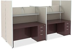 Lorell Straight Panel Connectors, Gray