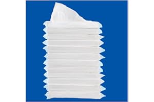 SEMBEM Car Tissue, Auto Visor Tissue Refills for Car Tissue Case, Napkin Holder Refill, Nice Tissue for Sun Visor Box, Car Travel Tissues, Soft and Smooth, 3-Ply, 12 Packets, 360 Sheets