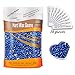 Hard Wax Beans Hair Removal Kit- 1lb Blue Wax Refill with 8 Applicators for Facial, Brazilian Bikini, Underarms, Back, Chest, Legs- Pearl Beads At Home Waxing for Wax Warmers (Pink)