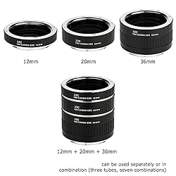 JJC EF & EF-S Mount Auto Focus Extension Tube Set