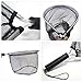 SAMSFX Aluminum Landing Nets Catch and Release Net Fish Saver Nylon Mesh for Fly Fishing Trout Kayak Boating