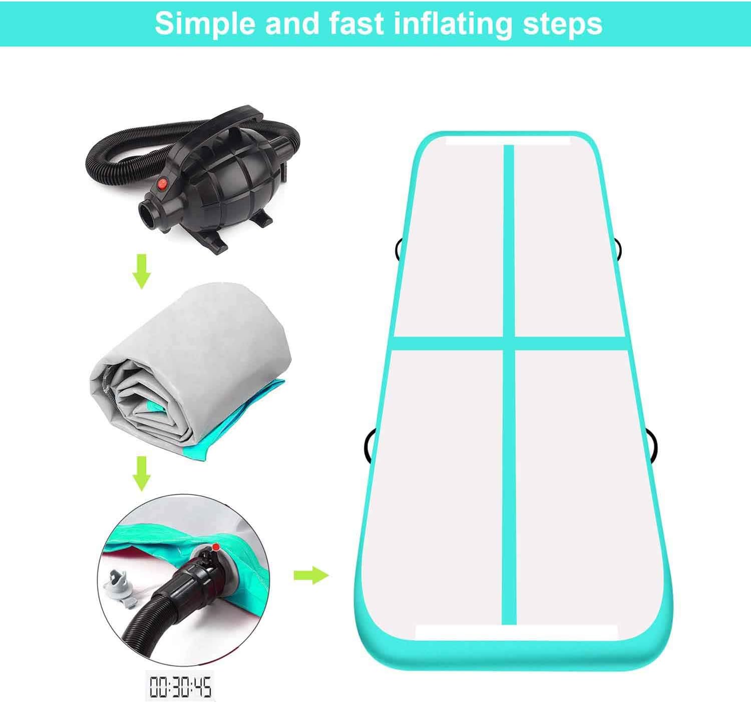 Air Track 10ft AirTrack Floor Inflatable Gymnastics Tumbling