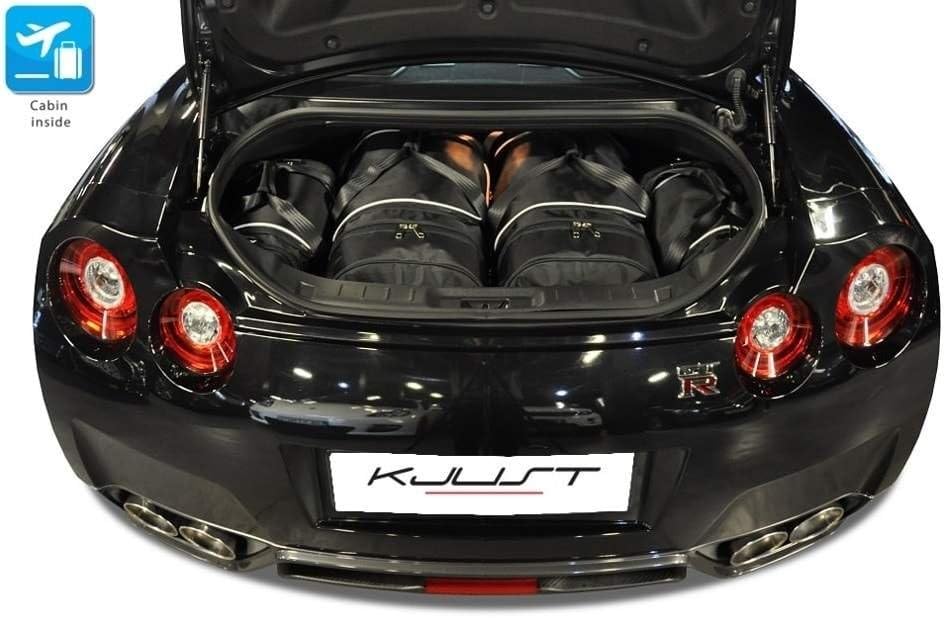 KJUST Dedicated Car Bags Set 4 pcs compatible with NISSAN GT-R R35 2007+ Fitted