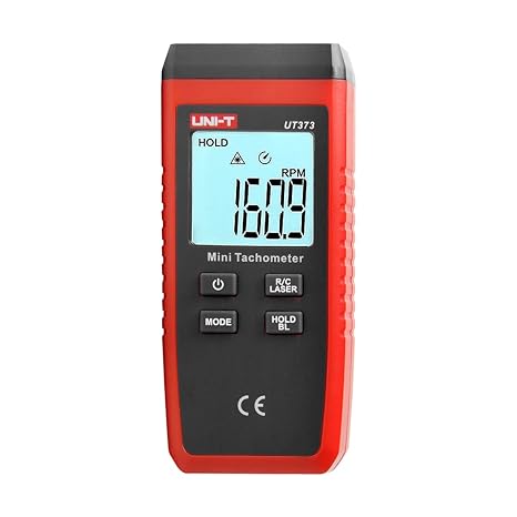 Berührungsloser Drehzahlmesser, UNI-T UT373 LCD Digital Laser Umdrehungsmesser Tachometer