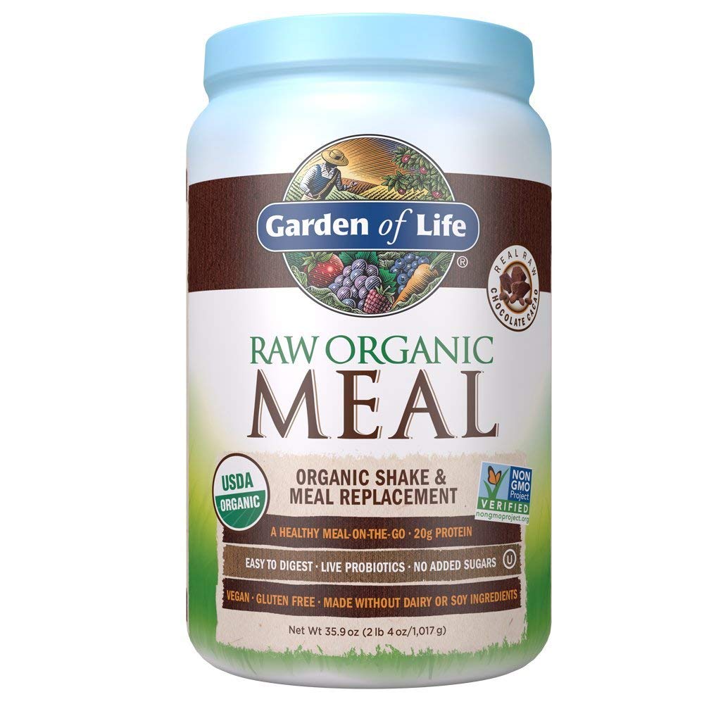 Garden of Life Organic Vegan Meal Replacement Raw Plant Based Protein