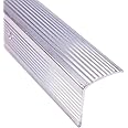M-D Building Products 78022 1-1/8 in. X 1-1/8 in. X 36 in. Silver Aluminum Stair Edging w/Screw Nails