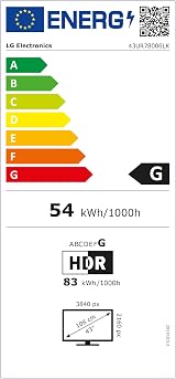 LG 43UR78006LK 43 Inch 4K Ultra HD Smart TV α5 Gen6 Freeview Play view 7