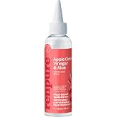 RENPURE Plant Based* Apple Cider Vinegar Scalp Serum for Dull Hair, 4oz | ACV rinse with Aloe detoxifies, loosens buildup and oil, soothes, leaving scalp feeling fresh and dull strands shiny daily