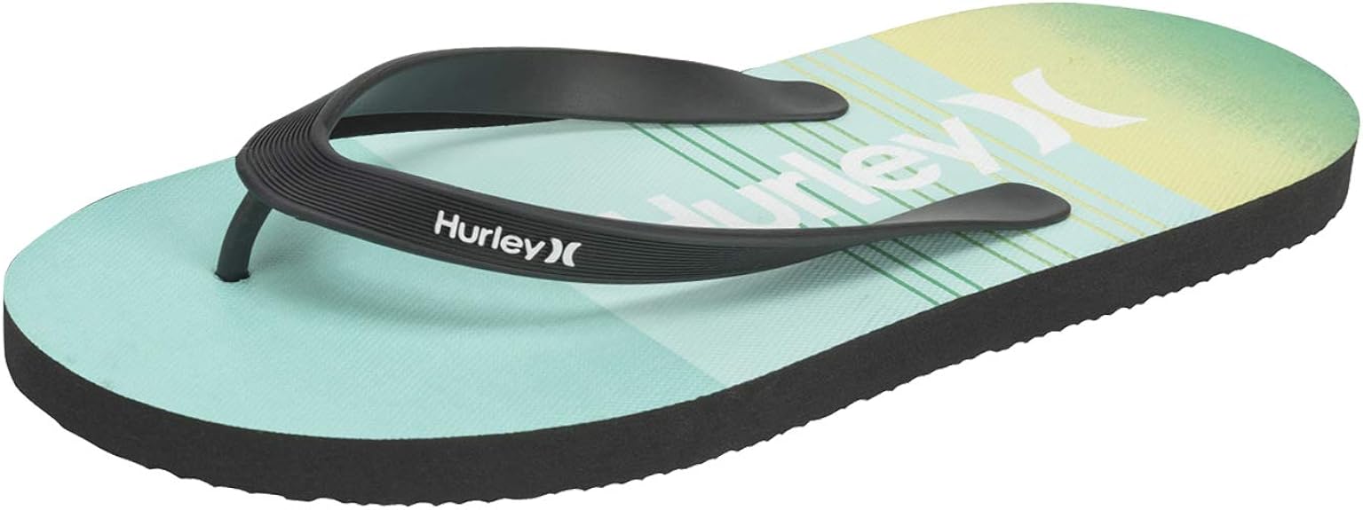 Hurley Men's One And Only 2.0 Boxed Sandal Flip Flops – Court-Inspired, Comfortable