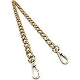 VersaKits 8 Inch Antique Gold Purse Chain Strap Replacement Lightweight Aluminum Chain Charm Decoration Extender for Shoulder Crossbody Clutch Wristlet Underarm Baguette Handbag Tote Bag