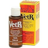 Vet RX Sneezing Cold Cough and Allergies for Cat &amp; Kitten, Yellow, 2 Fl Oz