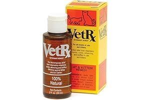 VET RX Sneezing Cold Cough and Allergies for Cat & Kitten, Yellow, 2 Fl Oz