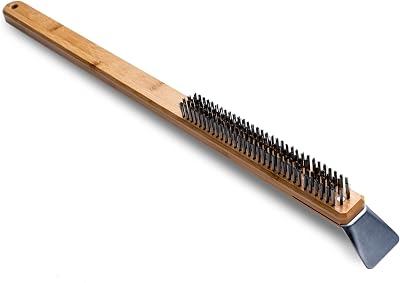 Ooni Wire Brush & Scraper – 2-in-1 Pizza Oven Cleaner