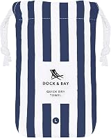 Dock & Bay Beach Towel Cabana Whitsunday Blue Extra Large 200x90cm view 3
