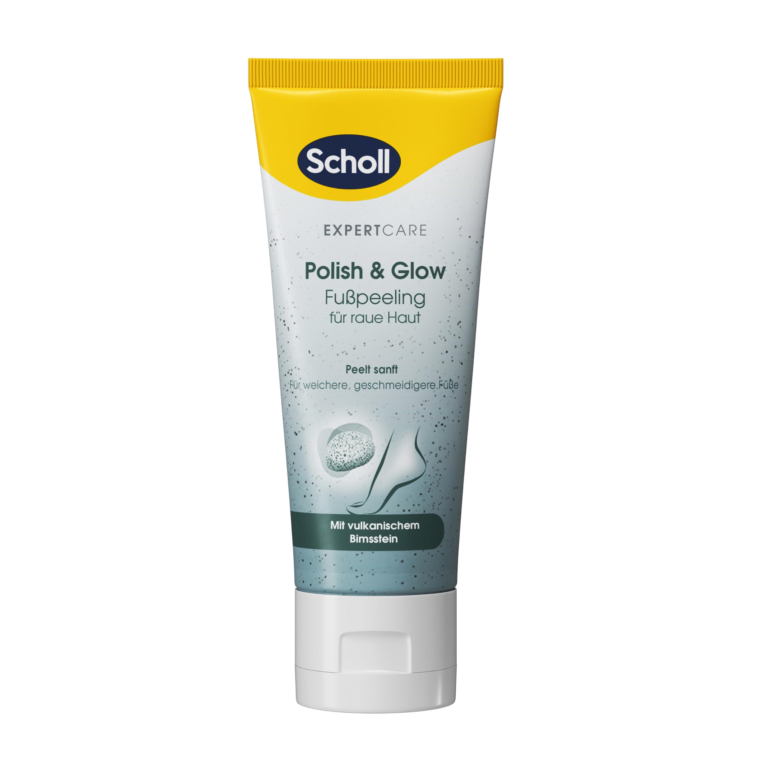 Scholl Expertcare Anti-Callus Care Scrub, Foot Care for Dry Skin and Callus, 1 x 75 ml