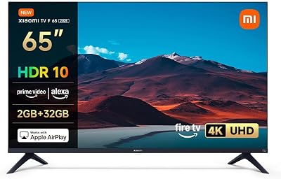 TV F 65 2025, 65 pollici (165 cm),4K UHD,Smart TV, Fire TV,Triple Tuner DVB-C/S/S2/T/T2, HDR10,MEMC, Modalità Game Boost 120Hz, Controllo Vocale Alexa, 2GB+32GB, Compatibile con AirPlay