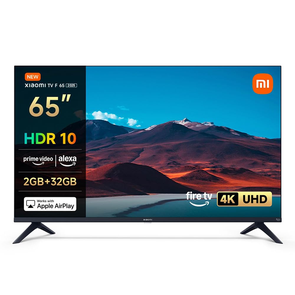 Xiaomi TV F 65 Zoll 2025, 4K UHD, Smart TV, Fire OS8, HDR10, L65MB-FAEU