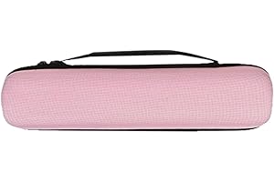 YIWULA Recorder Flute Bag,Recorder Instrument Case,Recorder Storage Box, Music Instrument Storage Pouch, Flute Storage Pouch, EVA Zipper Carrying Bag, Recorder Carrying Case (Pink)